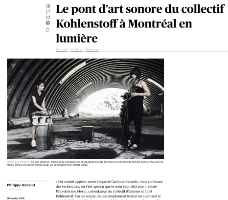 Kohlenstoff - Le devoir